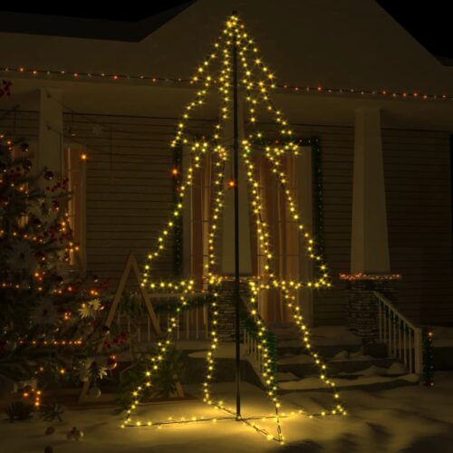 Christmas Cone Tree 300 LEDs Indoor Outdoor 120x220cm