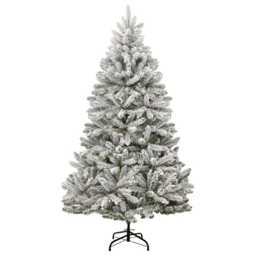 Artificial Hinged Christmas Tree with Flocked Snow 180cm - Image 2