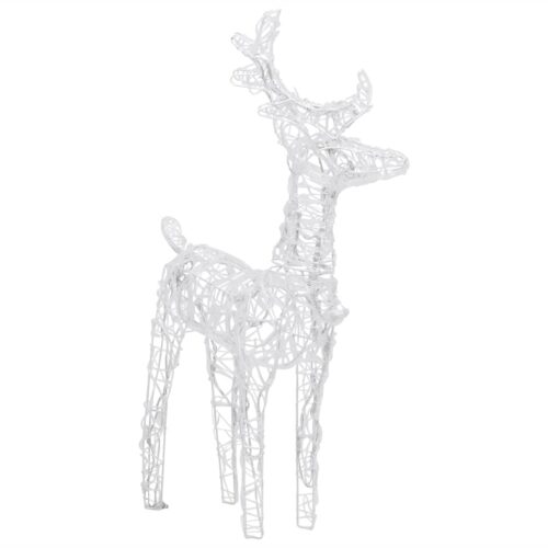 Reindeers Sleigh Christmas Decoration 160 LEDs 130cm Acrylic - Image 6