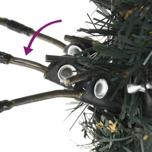 Artificial Christmas Tree with Stand Green 180cm PVC - Image 4