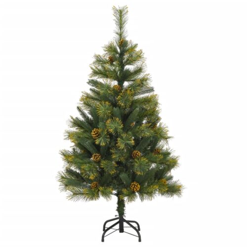 Artificial Hinged Christmas Tree with Cones 150cm - Image 2