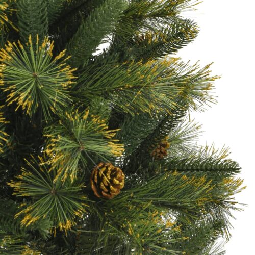 Artificial Hinged Christmas Tree with Cones 150cm - Image 5