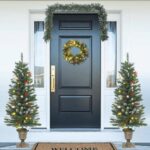 4-Piece Christmas Door Decoration Set PVC