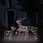 3-Piece Christmas Light Display Reindeers 229 LEDs