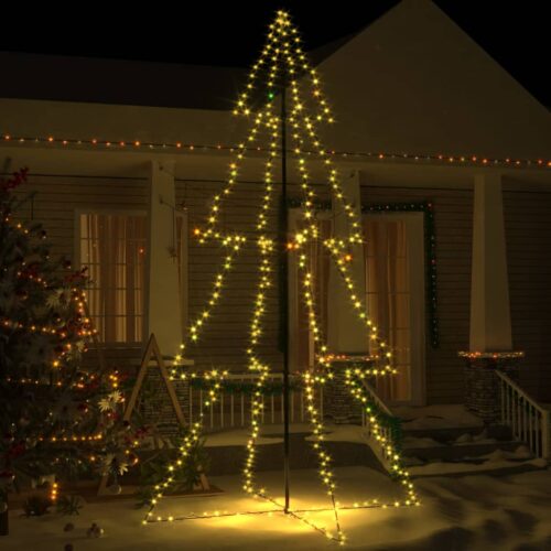 Christmas Cone Tree 360 LEDs Indoor Outdoor 143x250cm