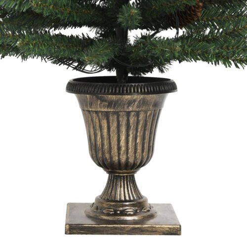 Artificial Christmas Trees 2pcs with Wreath, Garland LEDs - Image 5