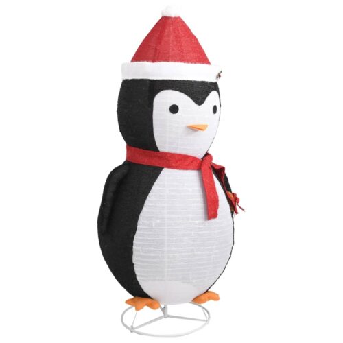 Decorative Christmas Snow Penguin Figure LED Luxury Fabric 180cm - Image 3