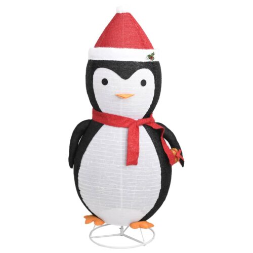 Decorative Christmas Snow Penguin Figure LED Luxury Fabric 180cm - Image 4