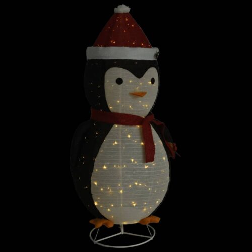 Decorative Christmas Snow Penguin Figure LED Luxury Fabric 180cm - Image 5