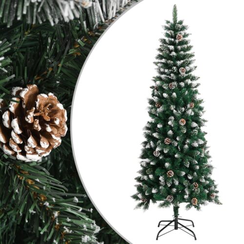 Artificial Christmas Tree with Stand Green 210cm PVC