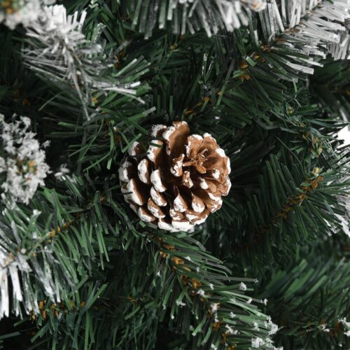 Artificial Christmas Tree with Stand Green 210cm PVC - Image 6