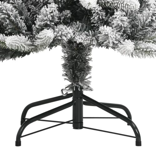 Artificial Christmas Tree with Flocked Snow 180cm PVC PE - Image 4