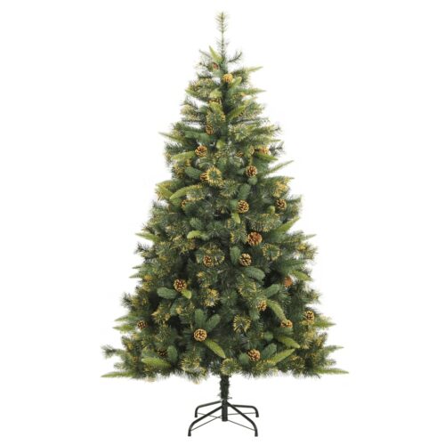 Artificial Hinged Christmas Tree with Cones 180cm - Image 2