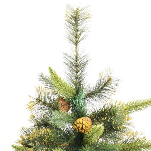 Artificial Hinged Christmas Tree with Cones 180cm - Image 4