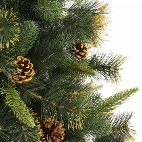 Artificial Hinged Christmas Tree with Cones 180cm - Image 5