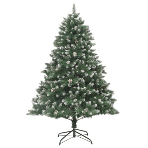 Artificial Christmas Tree with Stand 210cm PVC - Image 2