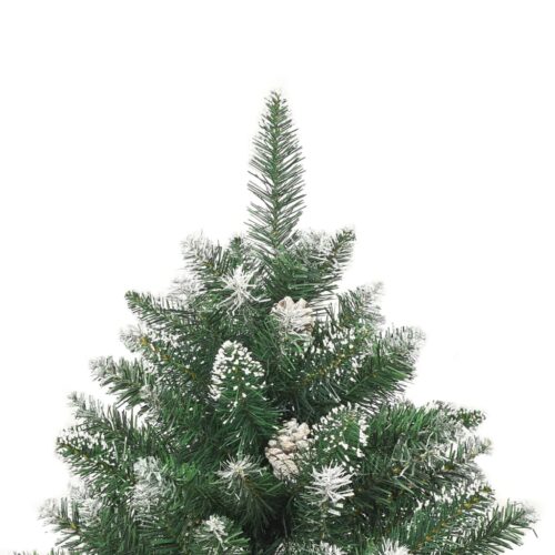 Artificial Christmas Tree with Stand 210cm PVC - Image 4