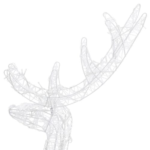 Acrylic Reindeer Christmas Decorations 2pcs 120cm Blue - Image 5