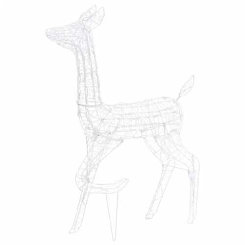 Acrylic Reindeer Family Christmas Decoration 300 LED Cold White - Image 8