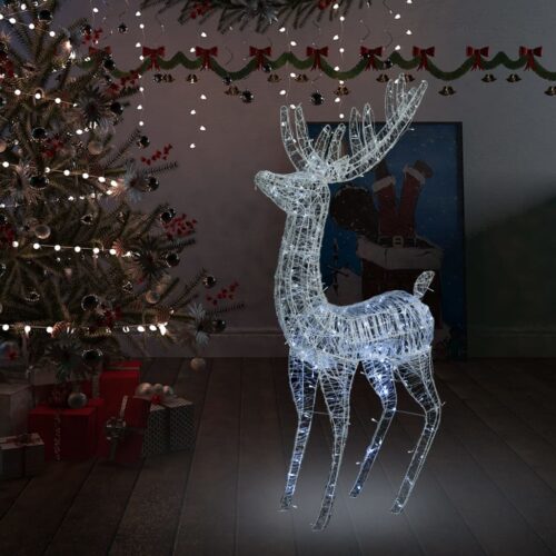 XXL Acrylic Christmas Reindeer 250 LED 180cm Cold white