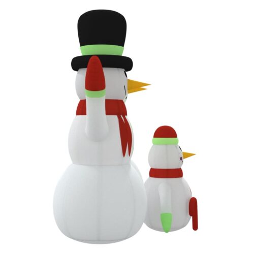 Inflatable Snowman Family with LEDs 500cm - Image 5