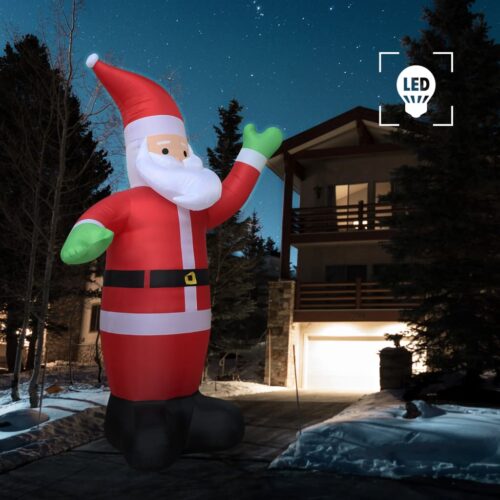 Christmas Inflatable Santa LED Light Giant XXL Xmas Outdoor Garden Decor 6M