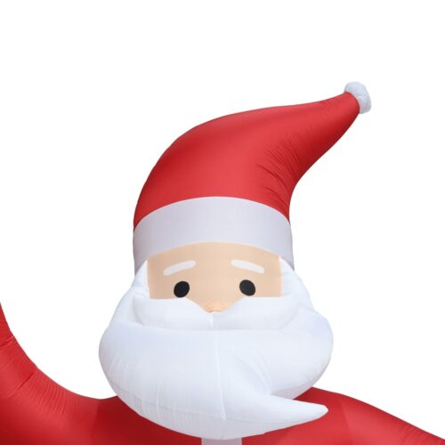 Christmas Inflatable Santa LED Light Giant XXL Xmas Outdoor Garden Decor 6M - Image 5