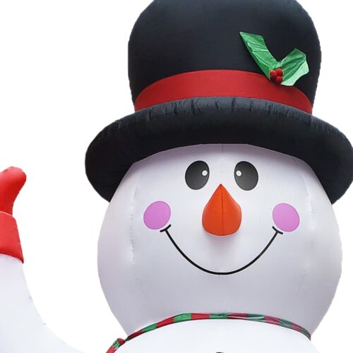 Christmas Inflatable Snowman with LED IP44 600cm XXL - Image 6