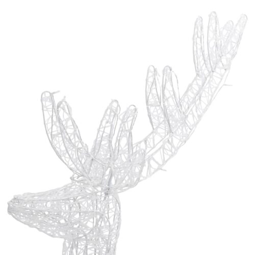 XXL Acrylic Christmas Reindeers 250 LED 2pcs 180cm Warm White - Image 5