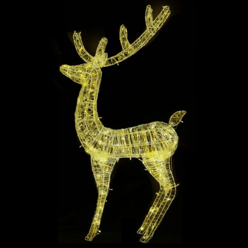XXL Acrylic Christmas Reindeers 250 LED 3pcs 180cm Warm White - Image 7