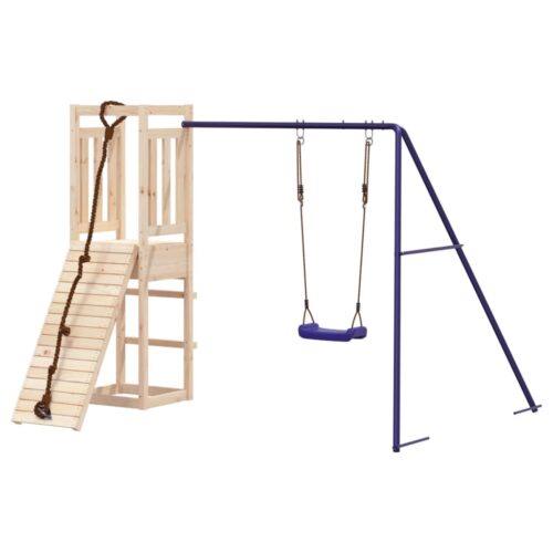 Outdoor Playset Solid Wood Pine - Image 3