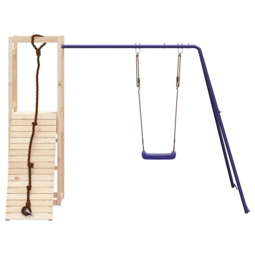 Outdoor Playset Solid Wood Pine - Image 4