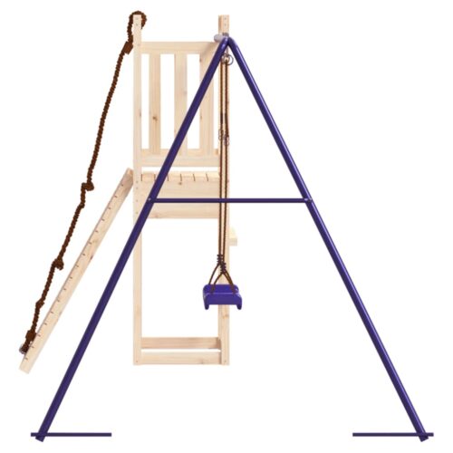 Outdoor Playset Solid Wood Pine - Image 5