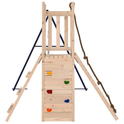 Outdoor Playset Solid Wood Pine - Image 4