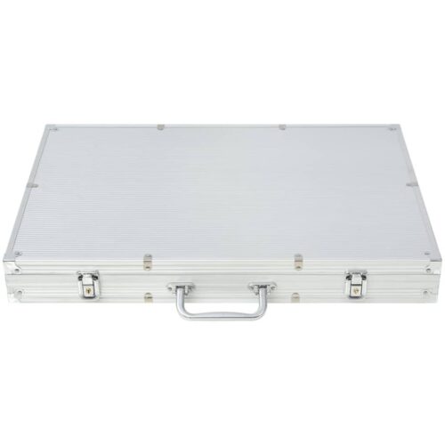 Poker Set with 1000 Laser Chips Aluminium - Image 5