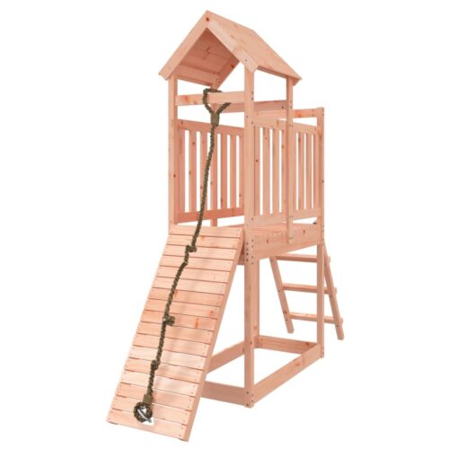 Playhouse with Climbing Wall Solid Wood Douglas - Image 3