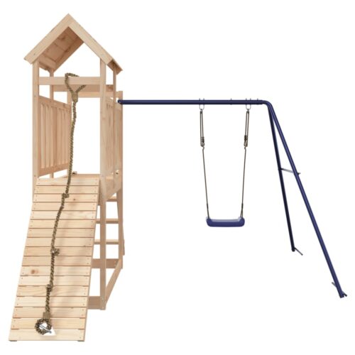 Outdoor Playset Solid Wood Pine - Image 4