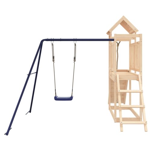 Outdoor Playset Solid Wood Pine - Image 7