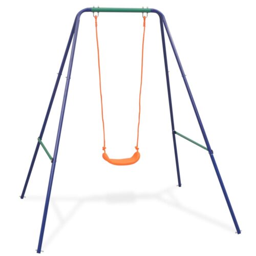2-in-1 Single Swing Toddler Swing Orange - Image 2