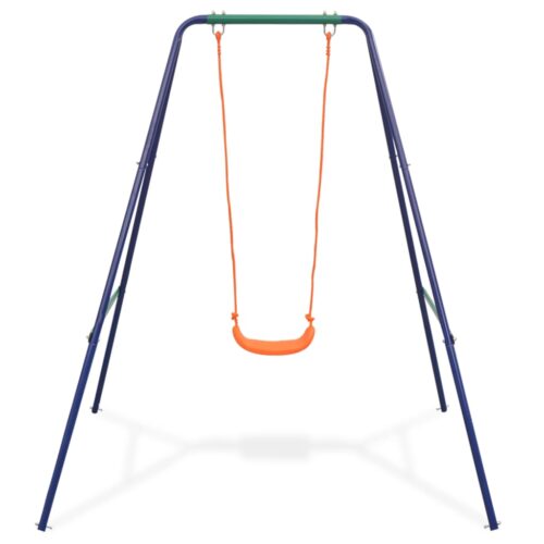 2-in-1 Single Swing Toddler Swing Orange - Image 3