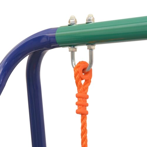 2-in-1 Single Swing Toddler Swing Orange - Image 8