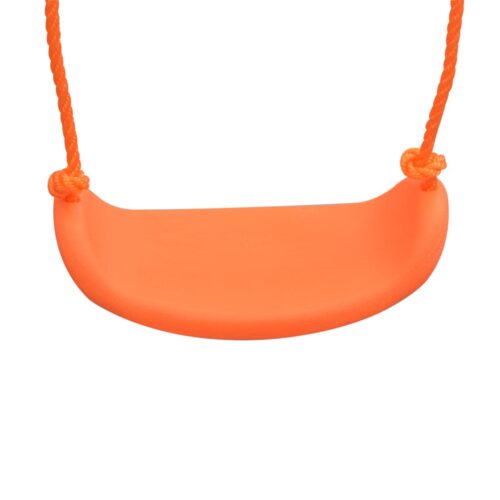2-in-1 Single Swing Toddler Swing Orange - Image 9