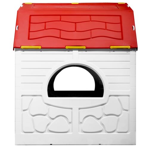 Kids Foldable Playhouse with Working Door Windows - Image 6