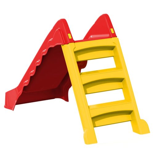 Foldable Slide for Kids Indoor Outdoor Red Yellow - Image 7