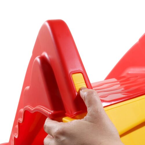 Foldable Slide for Kids Indoor Outdoor Red Yellow - Image 9