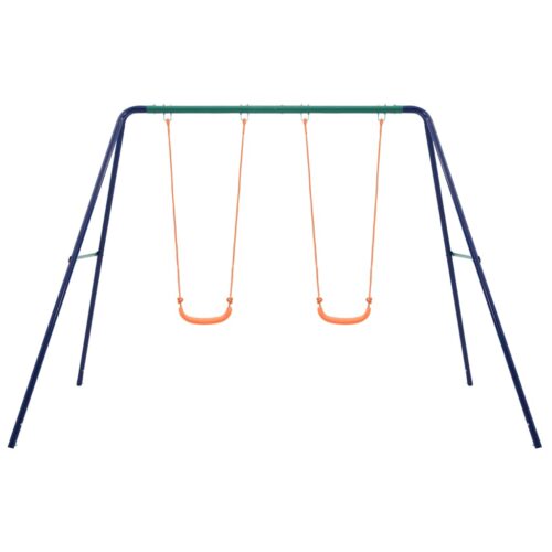 Swing Set with 2 Seats Steel - Image 2