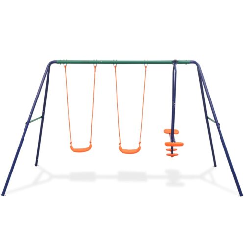 Swing Set with 4 Seats Orange - Image 2