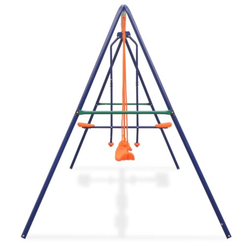 Swing Set with 4 Seats Orange - Image 3
