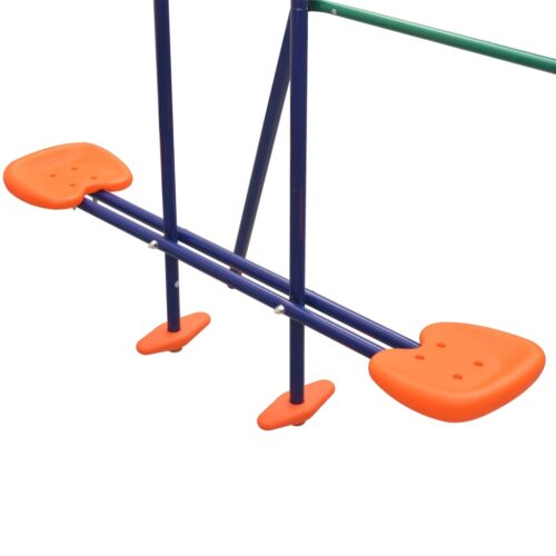 Swing Set with 4 Seats Orange - Image 7