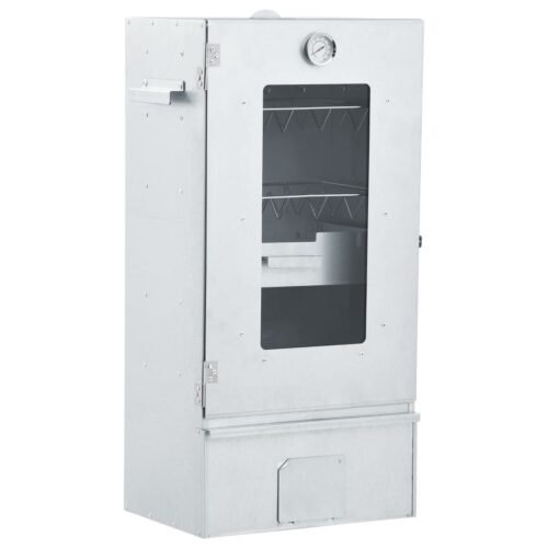 BBQ Oven Smoker with 1kg Wood Chips 44.5x29x83cm